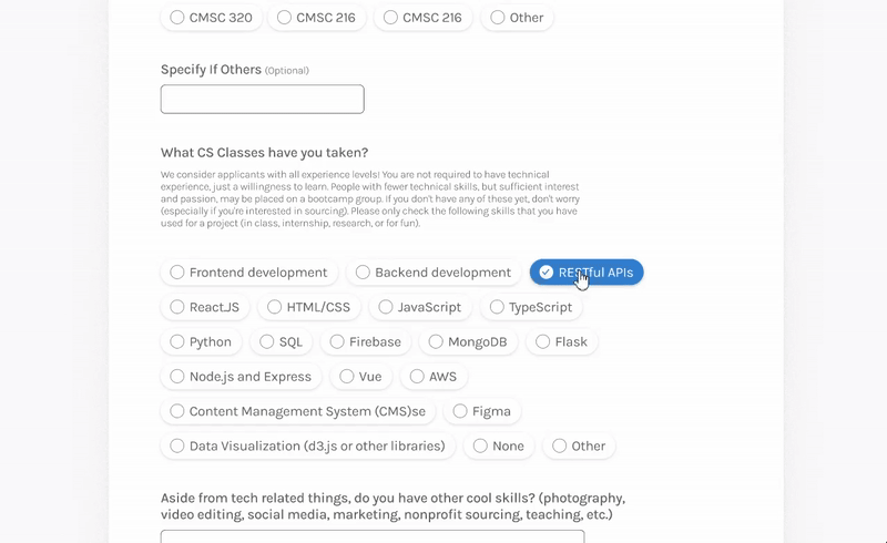 HackImpact Portal , Final Design