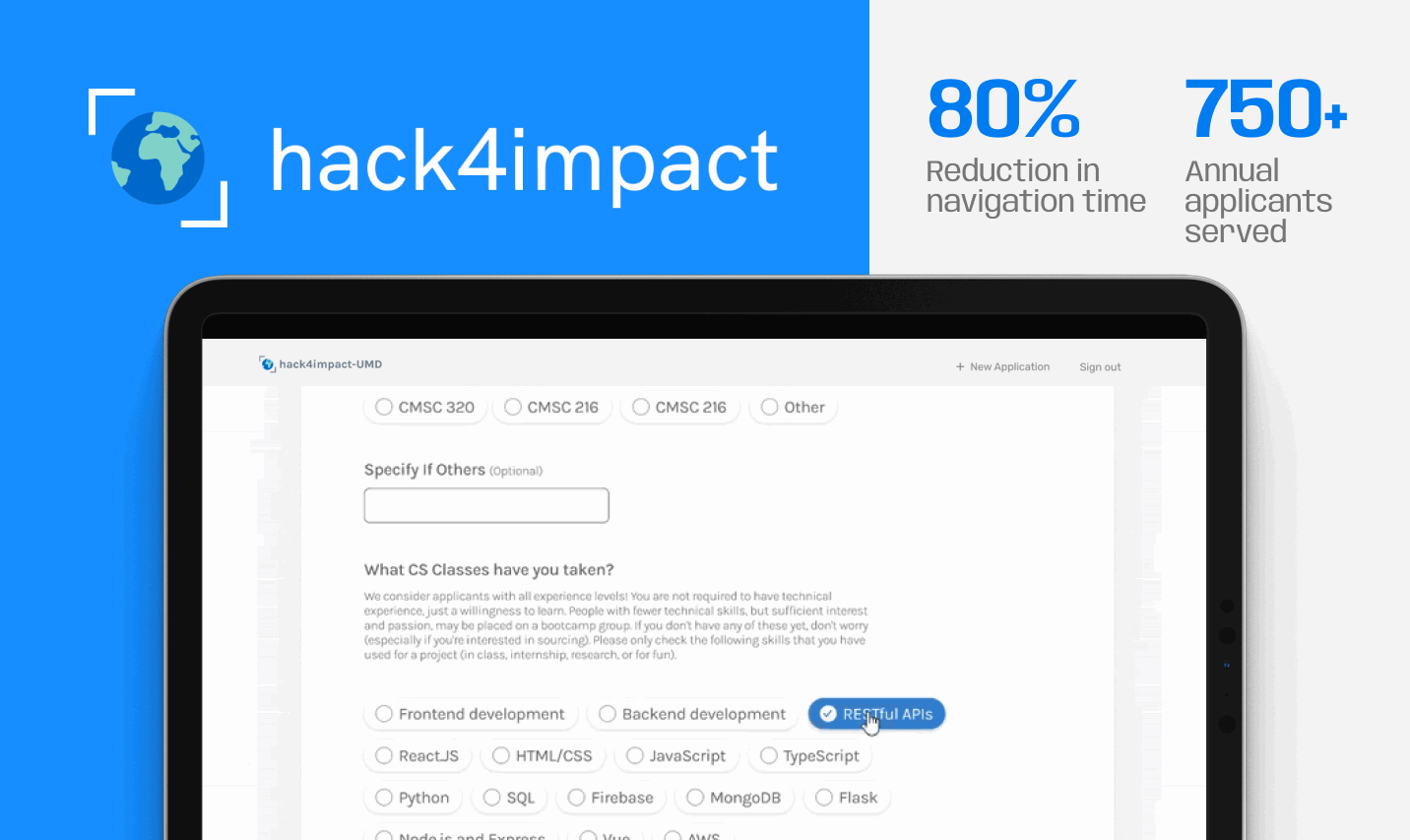 HackImpact Application Portal